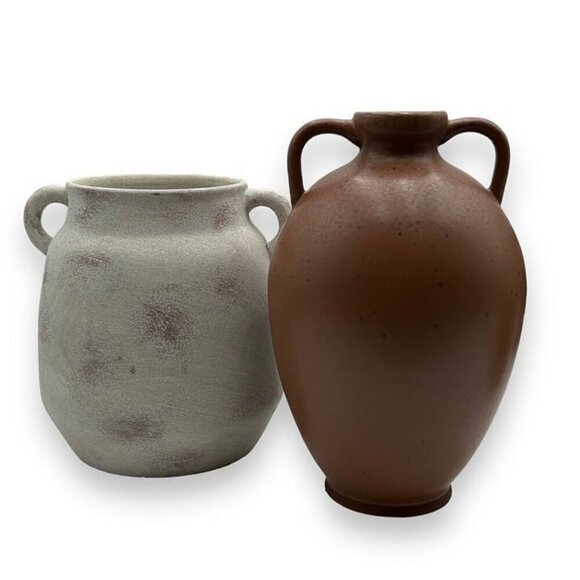 Threshold Large Ceramic Vase Cream with Side Handles‎ - Target - Picture 6 of 7